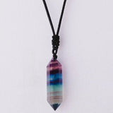 Anhänger aus Fluoritkristallspitze