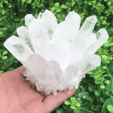 Amas de Quartz Blanc | Grande Taille | Lithothérapie Stéphanie