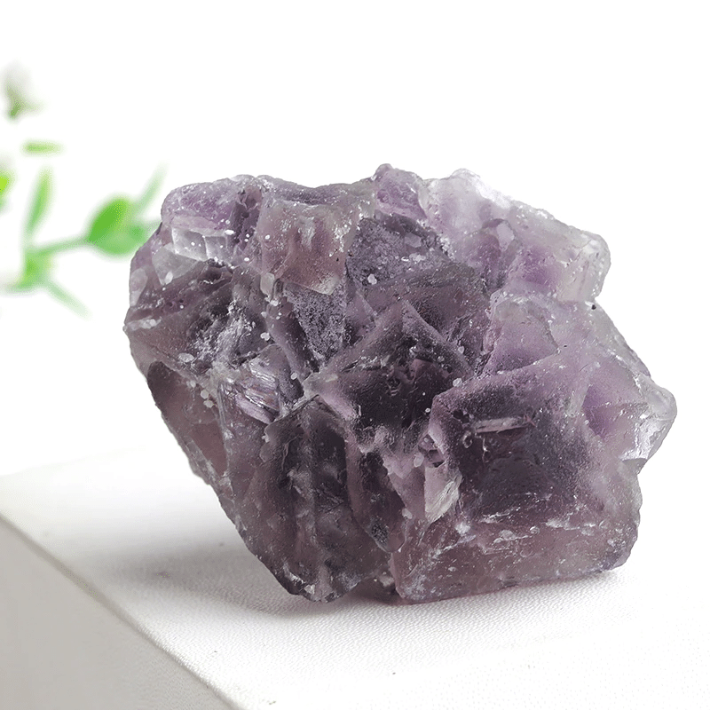 Druse de Fluorite Violette | Lithothérapie Stéphanie