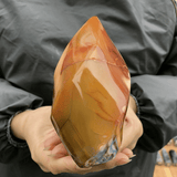 Bloc à Poser en Pierre de Cornaline | Lithothérapie Stéphanie