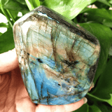 Bloc à Poser en Labradorite | 500g à 1kg | Lithothérapie Stéphanie