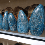 Bloc à Poser en Apatite Bleue | Lithothérapie Stéphanie