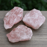 Gros Bloc de Quartz Rose Brut l Lithothérapie Stéphanie