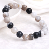 Bracelet en Agate Dendritique | Lithothérapie Stéphanie