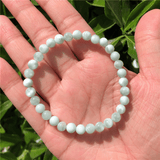 Bracelet Pierre Angelite Verte | Lithothérapie Stéphanie