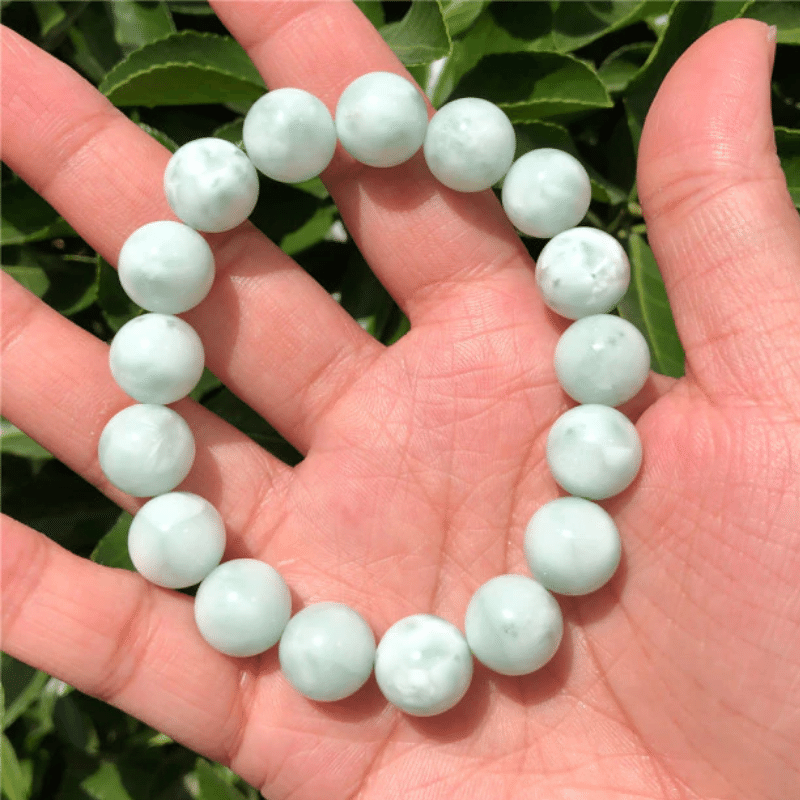 Bracelet en Angélite Verte | Lithothérapie Stéphanie