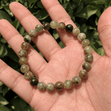 Bracelet en Grenat Vert | Lithothérapie Stéphanie