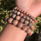 Bracelet Pierre Jaspe Léopard | Lithothérapie Stéphanie