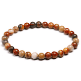 Bracelet en Jaspe Picasso 6MM | Lithothérapie Stéphanie