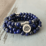 Bracelet Mala en Lapis Lazuli | Lithothérapie Stéphanie