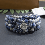 Bracelet Mala en Sodalite | Lithothérapie Stéphanie