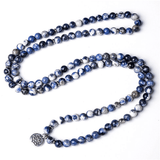 Bracelet Mala Bouddhiste en Sodalite | Lithothérapie Stéphanie