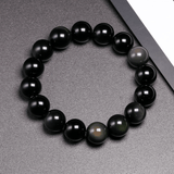 Bracelet en Obsidienne Oeil Céleste | Lithothérapie Stéphanie