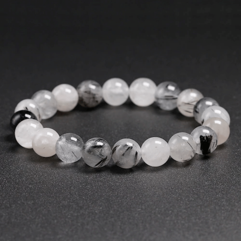 Bracelet en Quartz Tourmaline | Lithothérapie Stéphanie