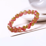 Bracelet en Tourmaline Melon d'Eau | Lithothérapie Stéphanie