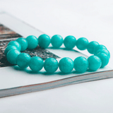 Bracelet Pierre Amazonite Bleue | Lithothérapie Stéphanie