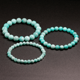 Bracelet Amazonite Naturelle | Lithothérapie Stéphanie