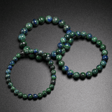 Bracelet Chrysocolle Homme | Lithothérapie Stéphanie