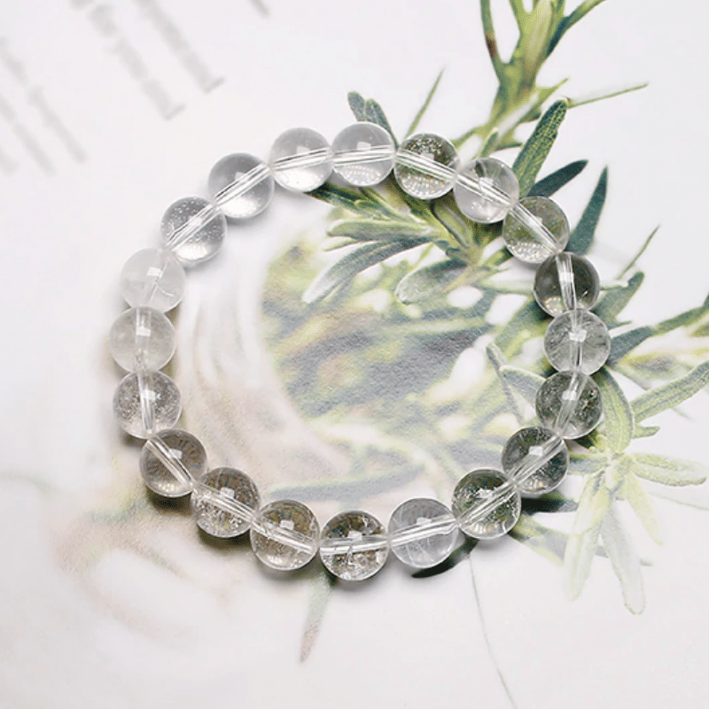 Bracelet en Cristal de Roche | Lithothérapie Stéphanie