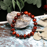 Bracelet en Oeil de Taureau l Lithothérapie Stéphanie