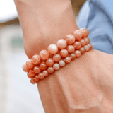 Bracelet en Pierre de Soleil Orangée | Lithothérapie Stéphanie