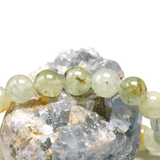 Bracelet Perles Préhnite | Lithothérapie Stéphanie