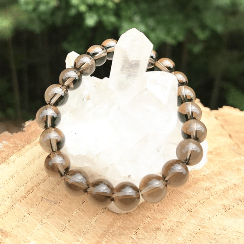 Bracelet en Quartz Fumé | Lithothérapie Stéphanie