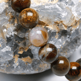 Bracelet Perles Jaspe Peau de Serpent | Lithothérapie Stéphanie