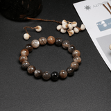 Bracelet en Pierre de Soleil Noire | Lithothérapie Stéphanie