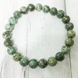 Bracelet Pierre Turquoise Africaine | Lithothérapie Stéphanie
