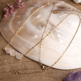 Collier Chips en Pierre Quartz Rose | Lithothérapie Stéphanie
