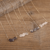 Collier Chips en Pierre Naturelle