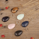 Collier Goutte en Pierre Naturelle | Lithothérapie Stéphanie