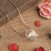 Collier en Cristal de Roche Poli | Lithothérapie Stéphanie