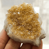 Druse Citrine Véritable | Lithothérapie Stéphanie