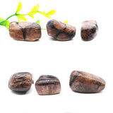 Pierre Naturelle Roulée Chiastolite | Lithothérapie Stéphanie