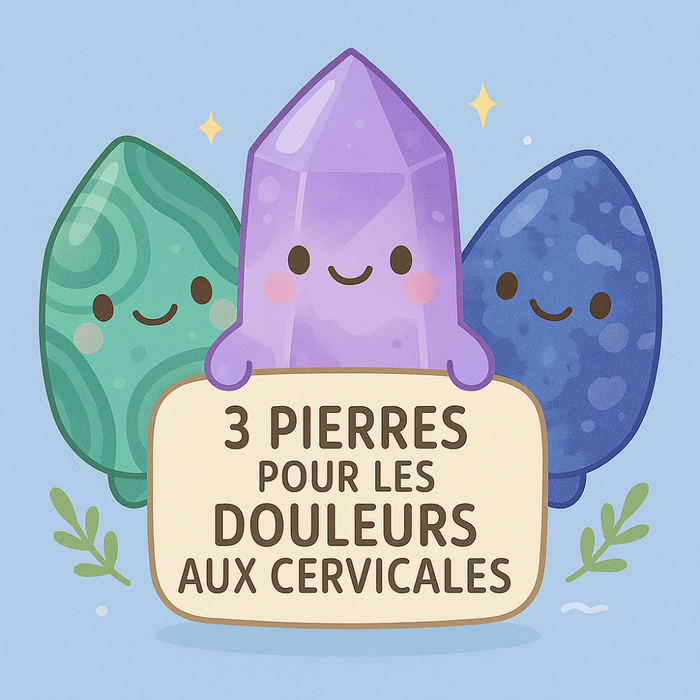 3 Pierres pour les Douleurs aux Cervicales