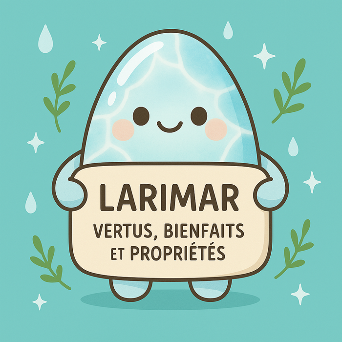 Larimar - Vertus, Bienfaits et Propriétés