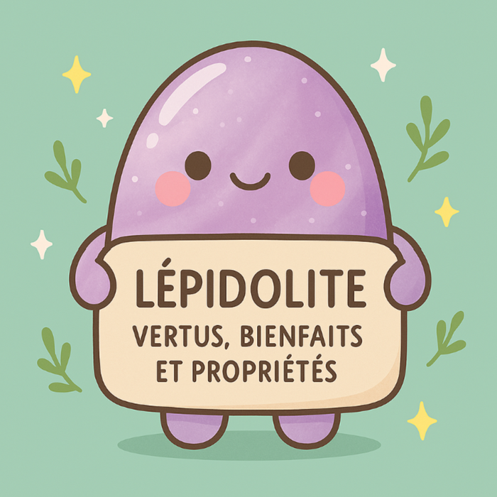 Lépidolite - Vertus, Bienfaits et Propriétés
