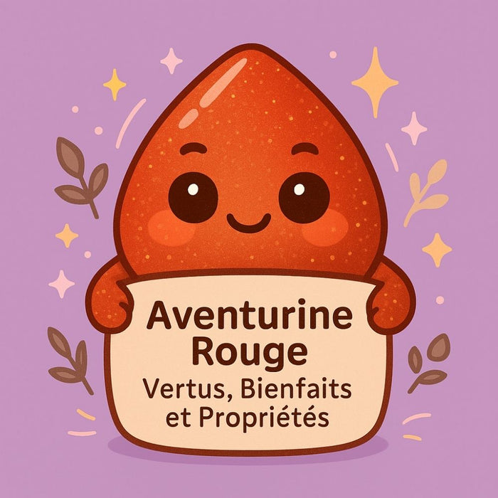 Aventurine Rouge - Vertus, Bienfaits et Propriétés