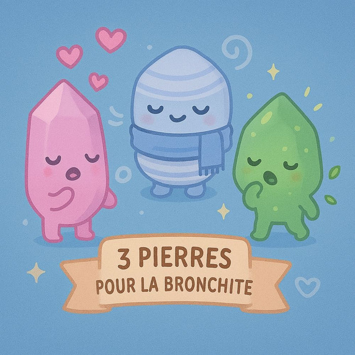 3 Pierres pour la Bronchite