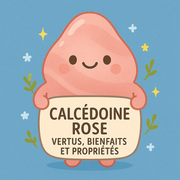 Calcédoine Rose - Vertus, Bienfaits et Propriétés