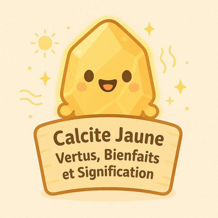 Calcite Jaune - Vertus, Bienfaits et Signification