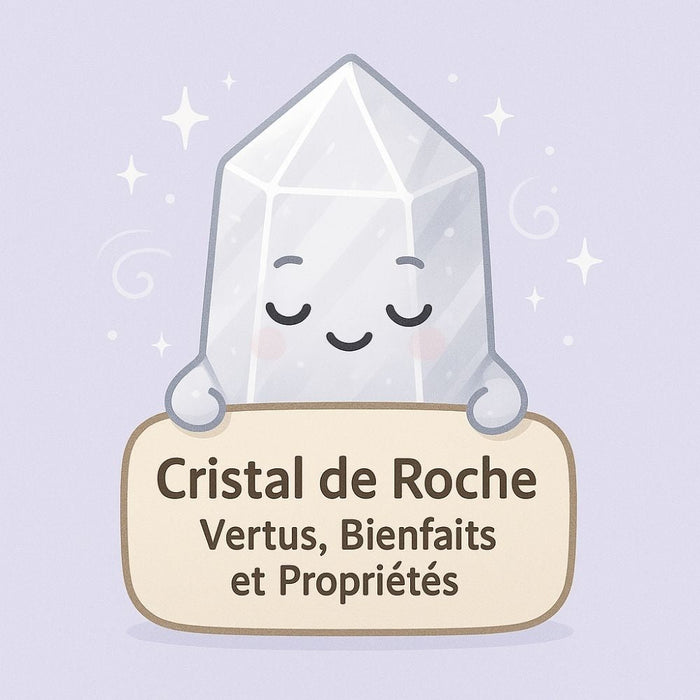 Cristal de Roche - Vertus, Bienfaits et Propriétés