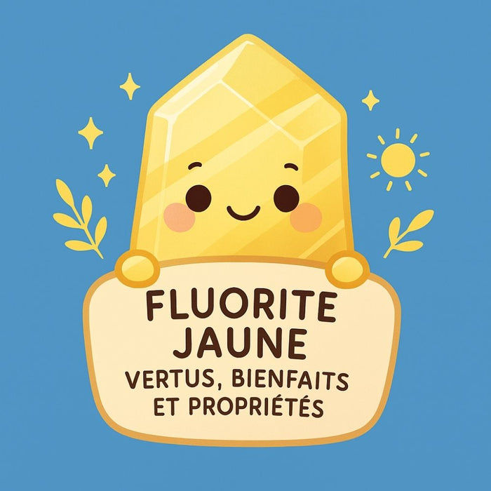 Fluorite Jaune - Vertus, Bienfaits et Propriétés