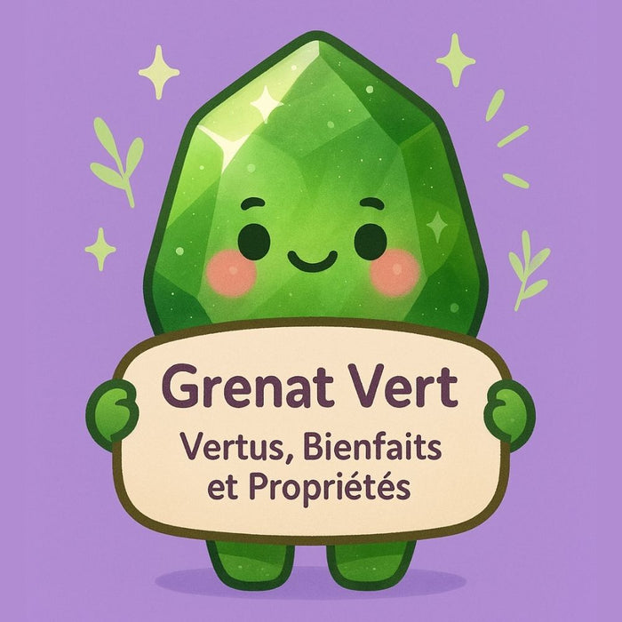 Grenat Vert - Vertus, Bienfaits et Propriétés