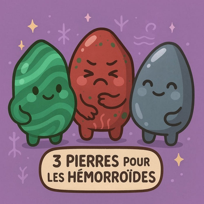 3 Pierres pour les Hémorroïdes