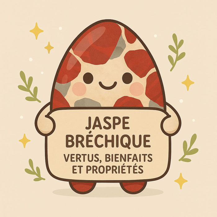 Jaspe Bréchique - Vertus, Bienfaits et Propriétés