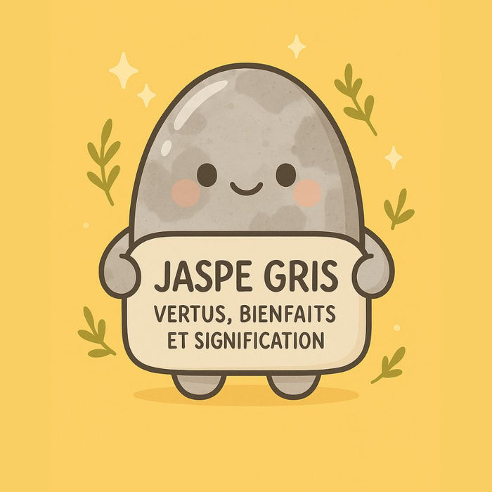 Jaspe Gris - Vertus, Bienfaits et Signification