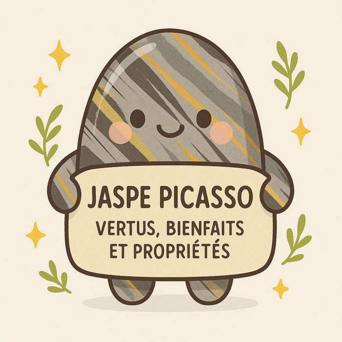 Jaspe Picasso - Vertus, Bienfaits et Propriétés